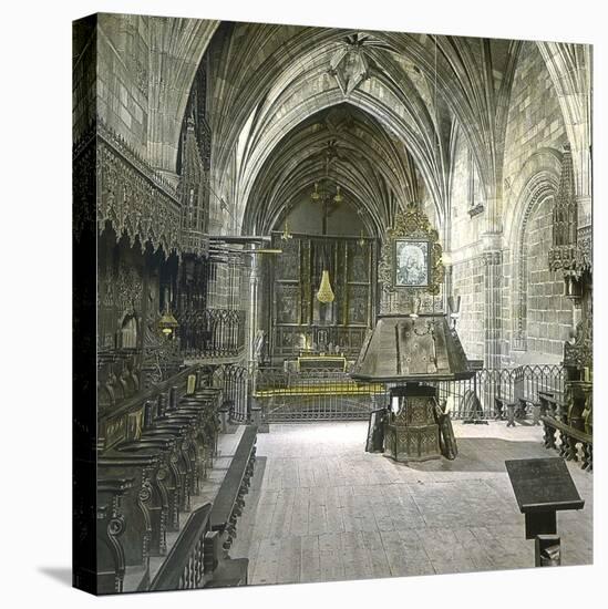 Avila (Spain), Convent of Saint Thomas, the Church's Chancel-Leon, Levy et Fils-Stretched Canvas