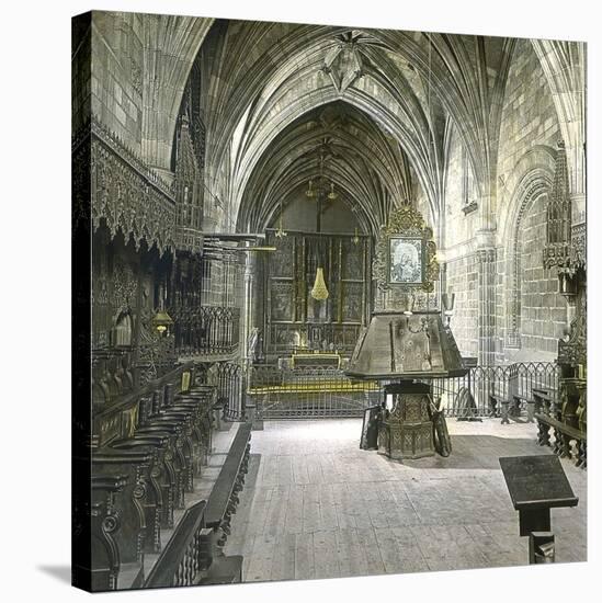 Avila (Spain), Convent of Saint Thomas, the Church's Chancel-Leon, Levy et Fils-Stretched Canvas