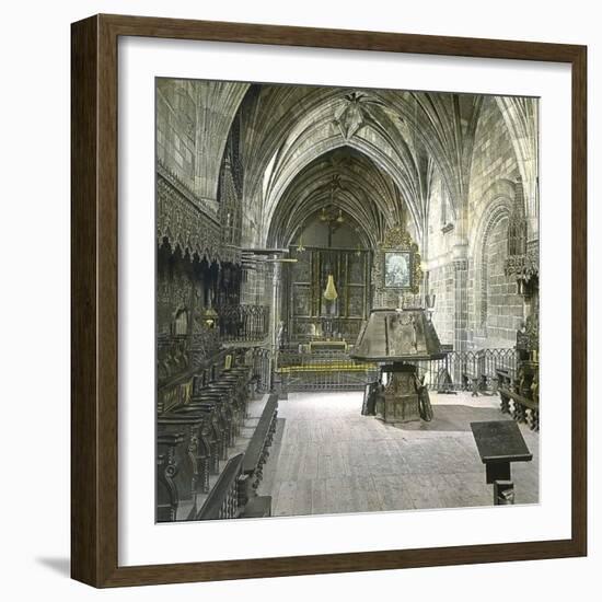 Avila (Spain), Convent of Saint Thomas, the Church's Chancel-Leon, Levy et Fils-Framed Photographic Print