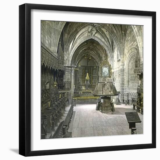 Avila (Spain), Convent of Saint Thomas, the Church's Chancel-Leon, Levy et Fils-Framed Photographic Print