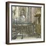 Avila (Spain), the Cathedral, Image Taken from the High Altar-Leon, Levy et Fils-Framed Premium Photographic Print