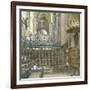 Avila (Spain), the Cathedral, Image Taken from the High Altar-Leon, Levy et Fils-Framed Photographic Print