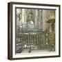 Avila (Spain), the Cathedral, Image Taken from the High Altar-Leon, Levy et Fils-Framed Photographic Print