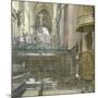 Avila (Spain), the Cathedral, Image Taken from the High Altar-Leon, Levy et Fils-Mounted Photographic Print