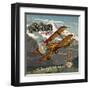 Avion postal-Bruno Pozzo-Framed Art Print