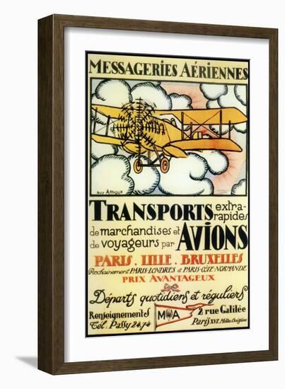 Avions-null-Framed Giclee Print