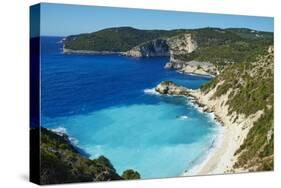 Avlaki Beach and Bay, Paxos, Paxi, Ionian Islands, Greek Islands, Greece, Europe-Tuul-Stretched Canvas