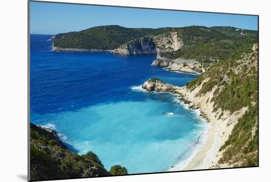 Avlaki Beach and Bay, Paxos, Paxi, Ionian Islands, Greek Islands, Greece, Europe-Tuul-Mounted Photographic Print