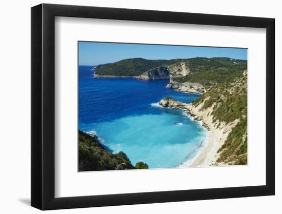 Avlaki Beach and Bay, Paxos, Paxi, Ionian Islands, Greek Islands, Greece, Europe-Tuul-Framed Photographic Print