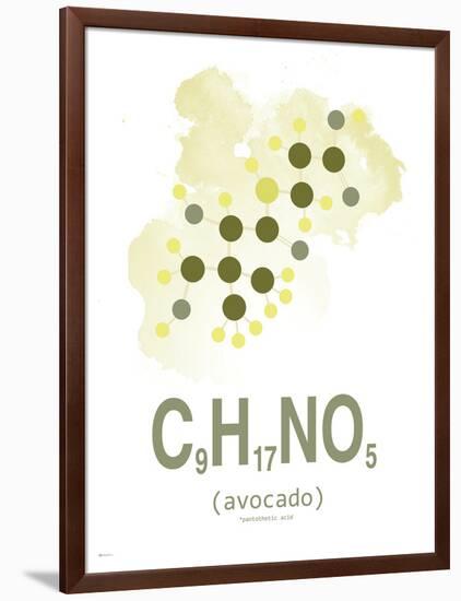 Avocado Aqua-TypeLike-Framed Art Print