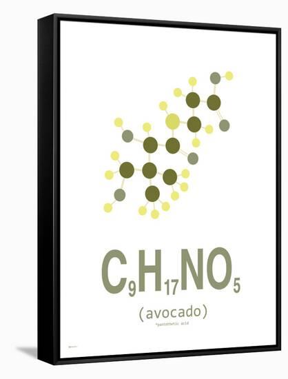 Avocado Clean-TypeLike-Framed Stretched Canvas