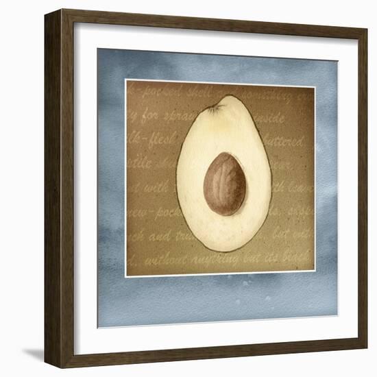 Avocado in Three 02-Kory Fluckiger-Framed Giclee Print