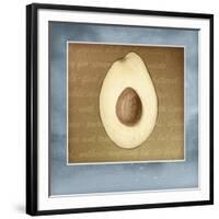 Avocado in Three 02-Kory Fluckiger-Framed Giclee Print