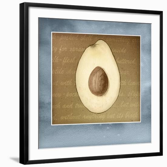 Avocado in Three 02-Kory Fluckiger-Framed Giclee Print