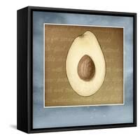Avocado in Three 02-Kory Fluckiger-Framed Stretched Canvas