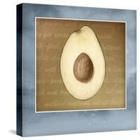 Avocado in Three 02-Kory Fluckiger-Stretched Canvas