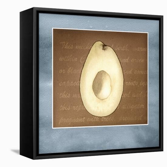 Avocado in Three 03-Kory Fluckiger-Framed Stretched Canvas