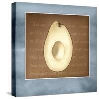 Avocado in Three 03-Kory Fluckiger-Stretched Canvas