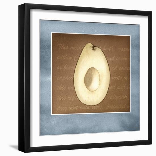 Avocado in Three 03-Kory Fluckiger-Framed Giclee Print