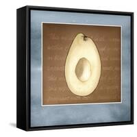 Avocado in Three 03-Kory Fluckiger-Framed Stretched Canvas