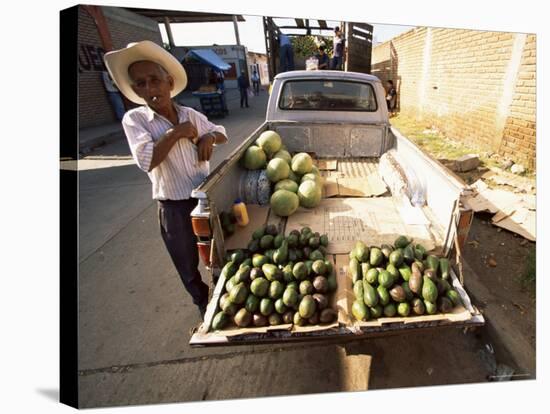 Avocado Vendor, Comayagua, Honduras, Central America-Colin Brynn-Stretched Canvas