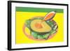 Avocado with French Dressing-null-Framed Art Print