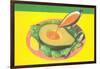 Avocado with French Dressing-null-Framed Art Print