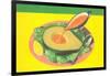 Avocado with French Dressing-null-Framed Art Print
