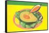 Avocado with French Dressing-null-Framed Stretched Canvas