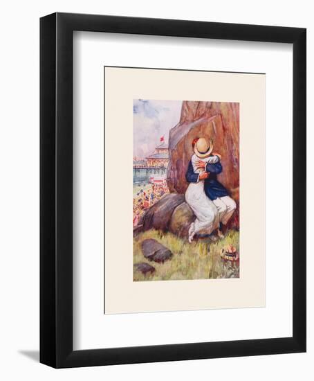 Avoiding the Crush-Percy Hickling-Framed Premium Giclee Print