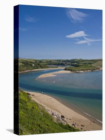 Avon Estuary, Bigbury on Sea, South Hams, Devon, England, United Kingdom, Europe-Charles Bowman-Stretched Canvas