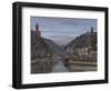 Avon Gorge Blue Sky with Clouds, December-Tom Hughes-Framed Giclee Print