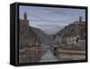 Avon Gorge Blue Sky with Clouds, December-Tom Hughes-Framed Stretched Canvas
