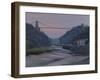 Avon Gorge, Twilight, October-Tom Hughes-Framed Giclee Print