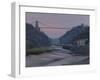 Avon Gorge, Twilight, October-Tom Hughes-Framed Giclee Print