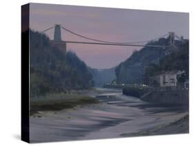 Avon Gorge, Twilight, October-Tom Hughes-Stretched Canvas