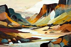 River in the Canyon-Avril Anouilh-Art Print