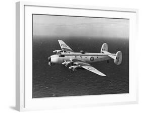 Avro Shackleton Patrolling Coastal Waters-null-Framed Photographic Print