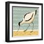 Avuncular Avocet-Catriona Hall-Framed Giclee Print