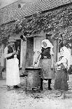 Leisure Time for Cowherds, Hungary, 1922-AW Cutler-Giclee Print