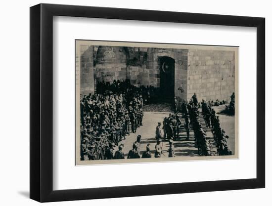 Awaiting Allenby, Jaffa Gate, Jerusalem-null-Framed Photographic Print