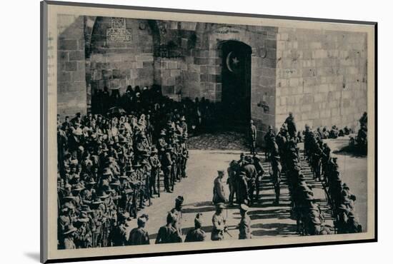 Awaiting Allenby, Jaffa Gate, Jerusalem-null-Mounted Photographic Print