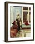 Awaiting an Audience-Rudolphe Ernst-Framed Giclee Print