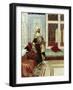 Awaiting an Audience-Rudolphe Ernst-Framed Giclee Print