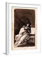 Awaiting His Arrival-Francisco de Goya-Framed Giclee Print