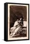 Awaiting His Arrival-Francisco de Goya-Framed Stretched Canvas