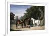 Awaiting the Departure, 1861-Henry Thomas Alken-Framed Giclee Print