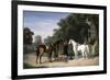 Awaiting the Departure, 1861-Henry Thomas Alken-Framed Giclee Print