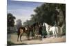 Awaiting the Departure, 1861-Henry Thomas Alken-Mounted Giclee Print