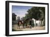 Awaiting the Departure, 1861-Henry Thomas Alken-Framed Giclee Print